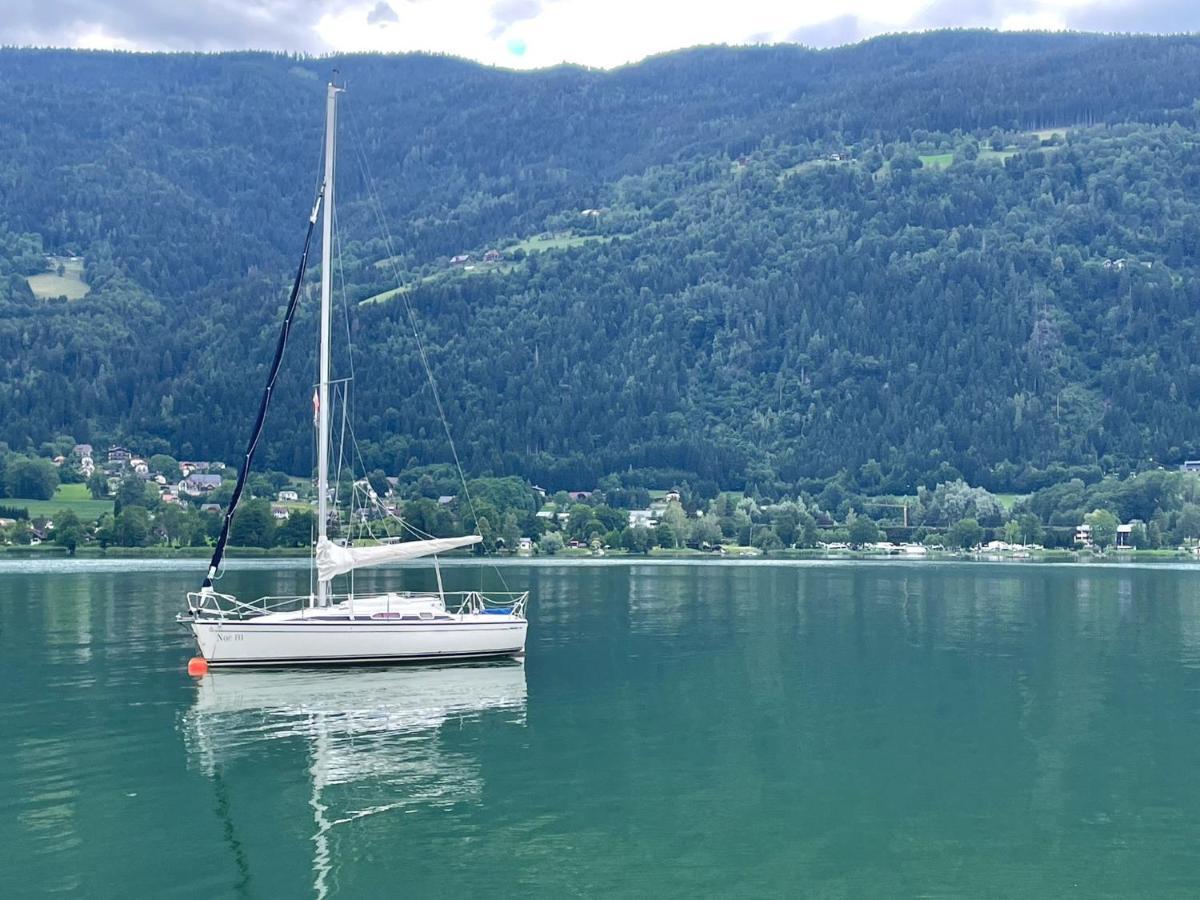 Ferienwohnung Mit Seeblick - Ossiacher See Gerlitzen Sattendorf Extérieur photo