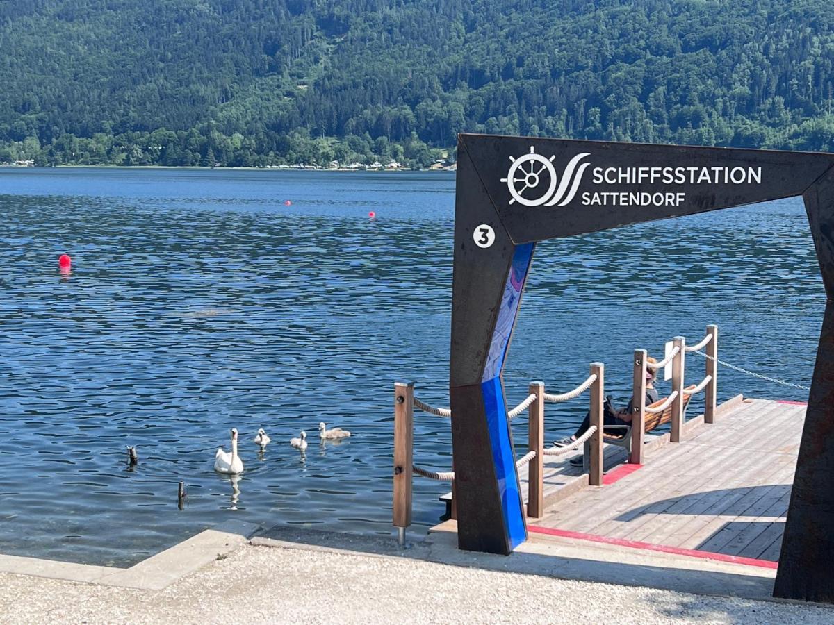 Ferienwohnung Mit Seeblick - Ossiacher See Gerlitzen Sattendorf Extérieur photo